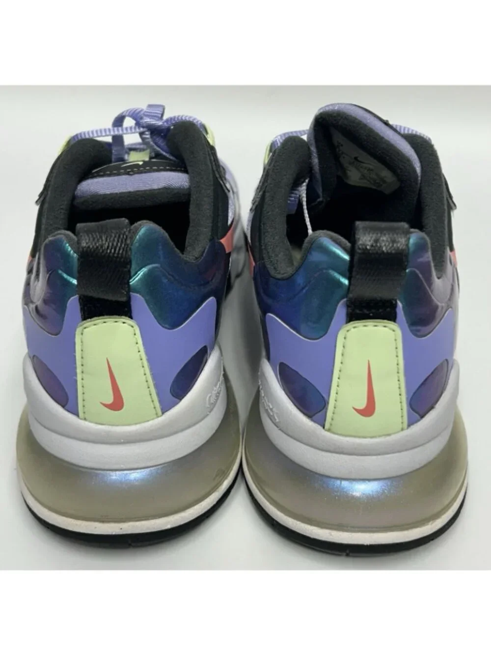 Nike Air Max 270 React Sneakers Light Thistle Sunblush CU4818-001 Womens Size 6